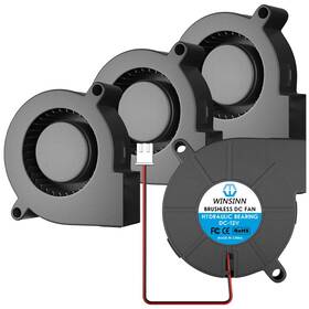 Fan5015g12v Technology Ltd 50mm 5015 Blower Fan 12v 3d Printer 12 Volt Fans Turbine Turbo Hydraulic