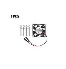 Tlz-1363 Techzone 1pcs 3007 5v Cooling Fan 30x30x7mm For Raspberry Pi 4 3 B 2 With Screws Kit