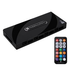 Thermalright 739538427279 Argb And Fan Hub X8 Ir Black Controller Support 8 Groups Of