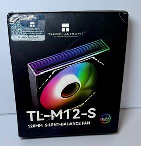 Tl-m12-s Thermalright 755225219699 Cpu Argb Fan 120mm Lot Of 2