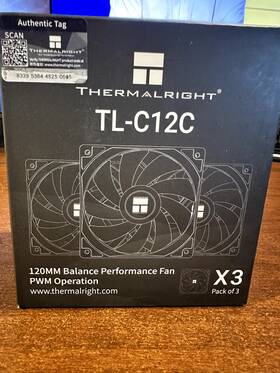 Tl-c12c Thermalright 814256015363 120mm Case Fan 3-pack 49811