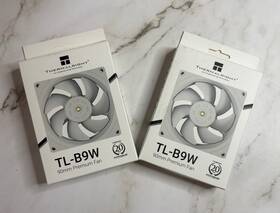 Tl-b9w Thermalright Lot Of 2 High Static Pressure 92mm Cpu Case Fan White