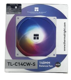 Tl-c14cw-s Thermalright White 140mm Low Noise Argb Case Fan Aura Sync