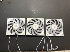Tl-h12015ws-s Thermalright Rgb 120mm White Case Fans 3-pack S-fdb 1500rpm