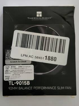 Tl-9015b Thermalright Tl9015b Thermal Right 92mm Balance Performance Slim Fan