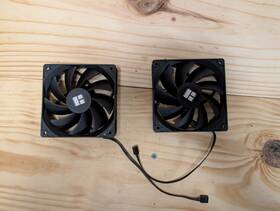Tl-c12c Thermalright Tlc12c Fan 120mm Black Lot Of 2 New