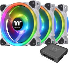 Thermaltake 313024760776 Riing Trio 12 Rgb White Tt Premium Edition - 3 Pack 120mm Indepe