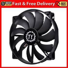 Thermaltake 313111089056 200mm Pure 20 Series Black 200x30mm Thick Quiet High Airflow Case Fan