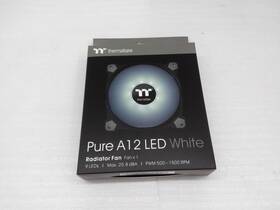 Cl-f109-pl12bu Thermaltake 713227526388 New Pure A12 Led White Radiator Fan Single