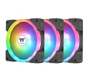 3-fan Thermaltake 713227539357 Swafan Ex 12 Argb Pc Cooling Fan Pcak 500 2000 Rpm -open Box
