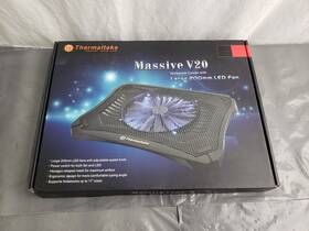 Thermaltake 717964393418 New Massive V20 Steel Mesh Panel Single 200mm Blue Led Fan Adjustable Speed