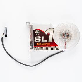 Thermaltake 841163019467 Tmg Sl1 A2414 80mm Led Dual Pci Slot Fan Retro Gaming Sli Crossfire
