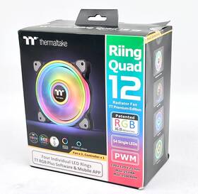 Thermaltake 841163073933 New Riing Quad 12 Radiator Fan Tt Premium Edition 120x120x25mm