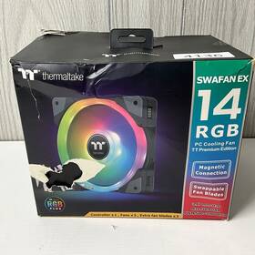 Thermaltake 841163085615 - Swafan Ex 14 Rgb Pc Cooling Fan Tt Premium Edition 3 Pack -black