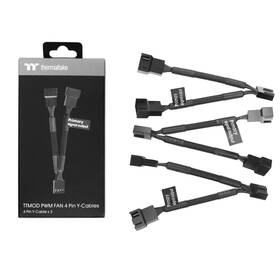 Ac-060-co1otn-f1 Thermaltake Ttmod 4 Pin Y-cable For Pc Pwm Fan- 3 Pack 110mm