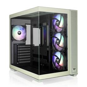 Thermaltake Ca-1z2-00mewn-00 View 380 Tg Argb Matcha Green Atx Case 4x120mm Fans Include