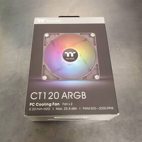 Cf-f149-pl12sw-a Thermaltake Ct120 Argb 120mm 2-pack Computer Case Fans