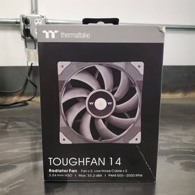 Cl-f085-pl14bl-a Thermaltake Toughfan 14 2000rpm 140mm Cooling Fan
