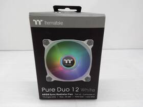 Cl-f097-pl12sw-b Thermaltake Pure Duo 12 Argb Sync Radiator Fan 2 Pack -white