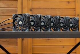 Cl-f117-pl12bl-a Thermaltake Toughfan 12 120mm Case Fans-black 6 Pack