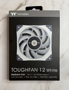 Cl-f117-pl12wt-a Thermaltake Toughfan 12 White High Static Pressure Fan