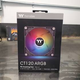 Thermaltake Cl-f149-pl 2-pack Ct120 Argb Pc Cooling Fans Rgb Pwm 120mm Fan Set