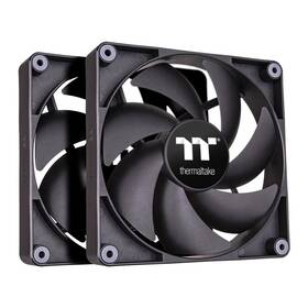Cl-f150-pl14sw-a Thermaltake Ct140 Pc Cooling Fan 2-fan Pack 1500 Rpm 140 Mm Hydraulic Bearing