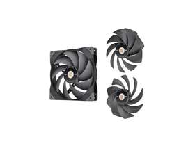 Cl-f157-pl14bl-a Thermaltake Swafan Gt14 Pc Cooling Fan 3 Types Of Detachable Blades High P