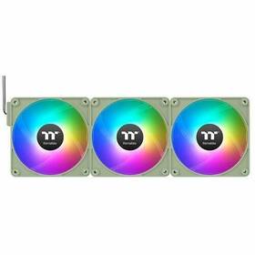 Cl-f196-pl12mg-a Thermaltake Ct120 Ex Argb 3pk Fan Green