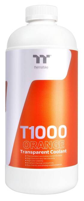 Cl-w245-os00or-a Thermaltake T1000 1000ml New Formula Orange Transparent Water Cooling Solution Anti-corro