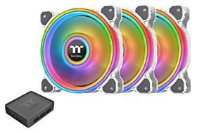 Thermaltake Riing Quad 140mm 16.8 Million Rgb Color Alexa Razer Chroma