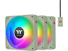 Cl-f197-pl14mg-a Thermatlake Thermaltake Ct140 Ex Argb Sync Pc Cooling Fan Matcha Green 3-fan Pack