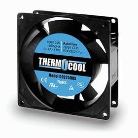 G9225has Thermocool Cooling Fan 100/125v 92mm X 25mm 3.62 Inch X. 0.98 28/34cfm