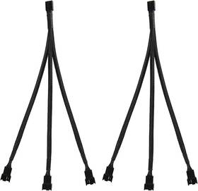 Threebulls 786705448513 2 Pack 3 Way 4 Pin Pwm Fan Splitter Cable Pc Extension Ftblackft