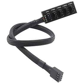 8541606340 Threebulls Pwm Fan Hub Pc Cpu Cooling 4 Pin/3pin Power Cable Splitter A