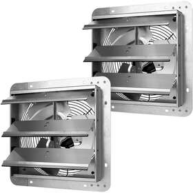 Aybszhd1253 Tileon Tileonrefrigerator Part Aluminum Shutter High Speed Exhaust Fan Silver 2pack