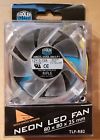 Tlf-r82 Cooler Master Neon Led Blue Case Fan With Speed Sensor