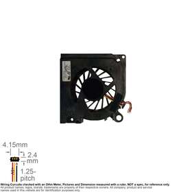 Mcf-j05bm05 Toshiba / Dell A00 Blower Fan Dc 5v Dc5v 70mm 70x65x12mm Latitude D620