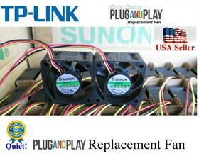 Tl-sg1218mpe Tp-link T1600g-28ps 2x Quiet Replacement Fans For