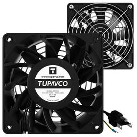 Tupavco 638362929945 Network Cabinet Fan Dual 2pc Kit Server Rack Cooling Rackmount Muffin Extra S
