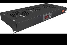 Tupavco 709401088173 Rack Mount Fan - 3 Server Cooling System 1u 19 Inch Rackmount Cabinet Panel