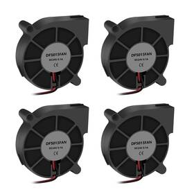 5015 Umlife 701715435186 4pcs 3d Printer Blower Fan Dc 24v Brushless Cooling Oil Bearing 50x50x1