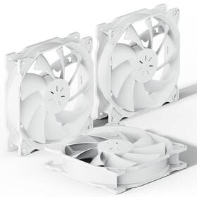 12wt3-3-us Uphere 120mm White Case Fan Long Life For Pc Computer Cooling 3-pack 12w