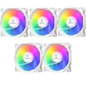 C806-5 Uphere 120mm Rgb Case Fan Quiet Edition High Airflow Adjustable Color Led Cas