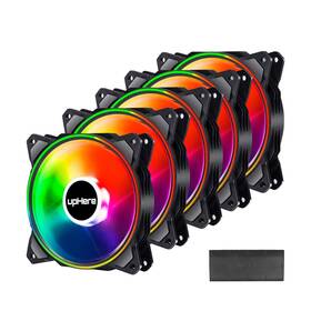 Dp123 Uphere 3-us 3 120mm 5v 3pin Addressable Rgb Fan Motherboard Sync Adjustable