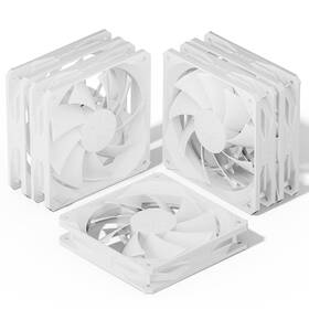 Nt12043-5-us Uphere 120mm White Computer Case Fans 5-pack High Performance Cooling Low Noi