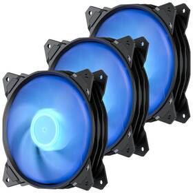 Pf120be3-3-us Uphere Long Life 120mm 3-pin High Airflow Quiet Edition Blue Led Case Fan For Pc Cas