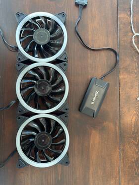 W12cm3-2 Uphere 120mm Case Fans 3x And Fan/rgb Controller