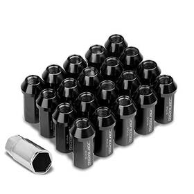 Xur-lgntztl901915-bk Urmarketoutlet Black Aluminum M12 X 1.50 25mm Diameter/50mm Height Close End Acorn Tuner 20