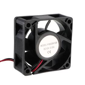 Uxcell 605322758013 60mm X 25mm 12v Dc Cooling Fan Long Life Dual Ball Bearings Pc Case